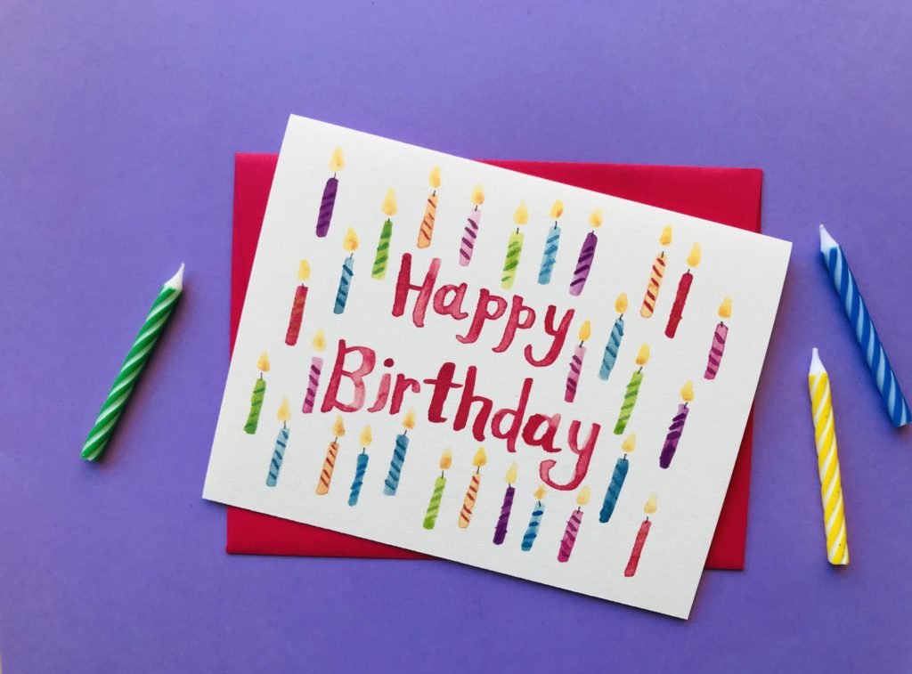 Happy Birthday Candles Card – happy cute love :)